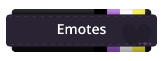 Emotes Panel from Non-Binary Pride Panel Theme.